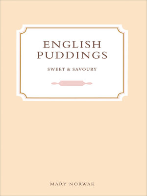 cover image of English Puddings